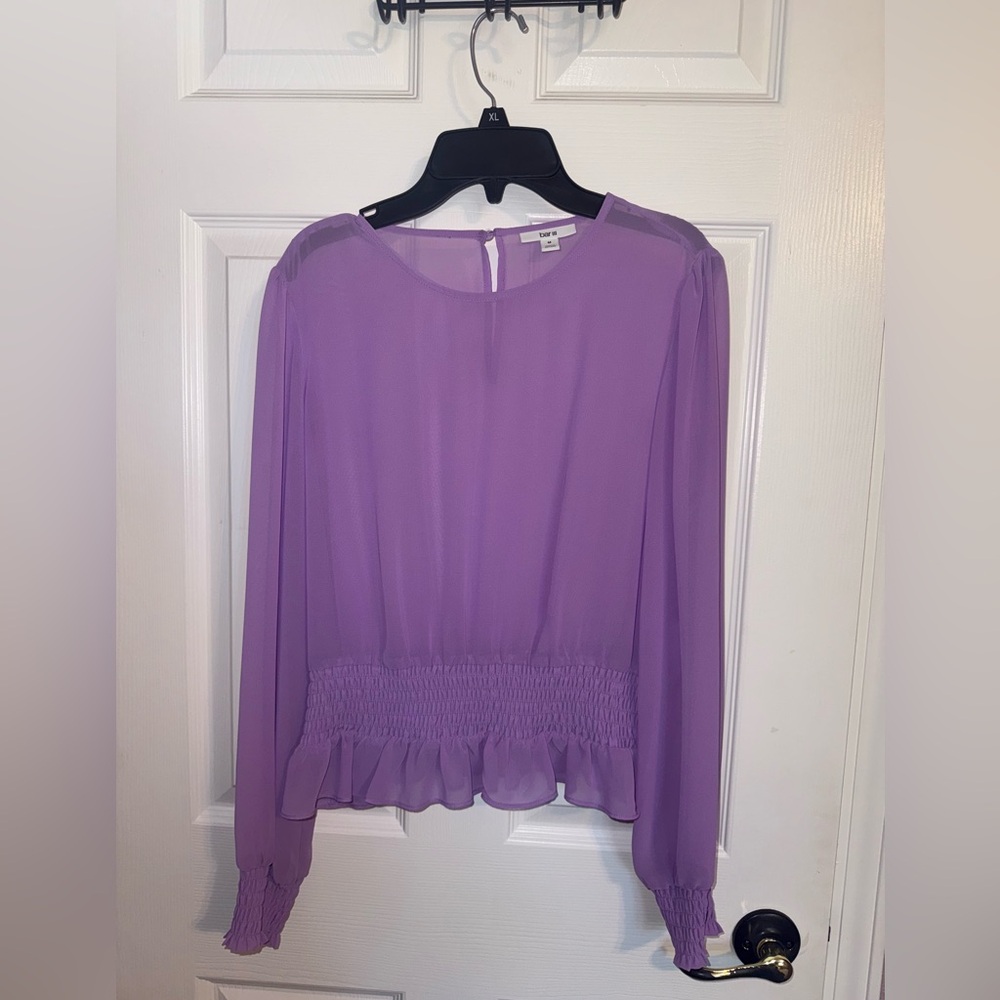 Bar III Women's Lavender Blouse
